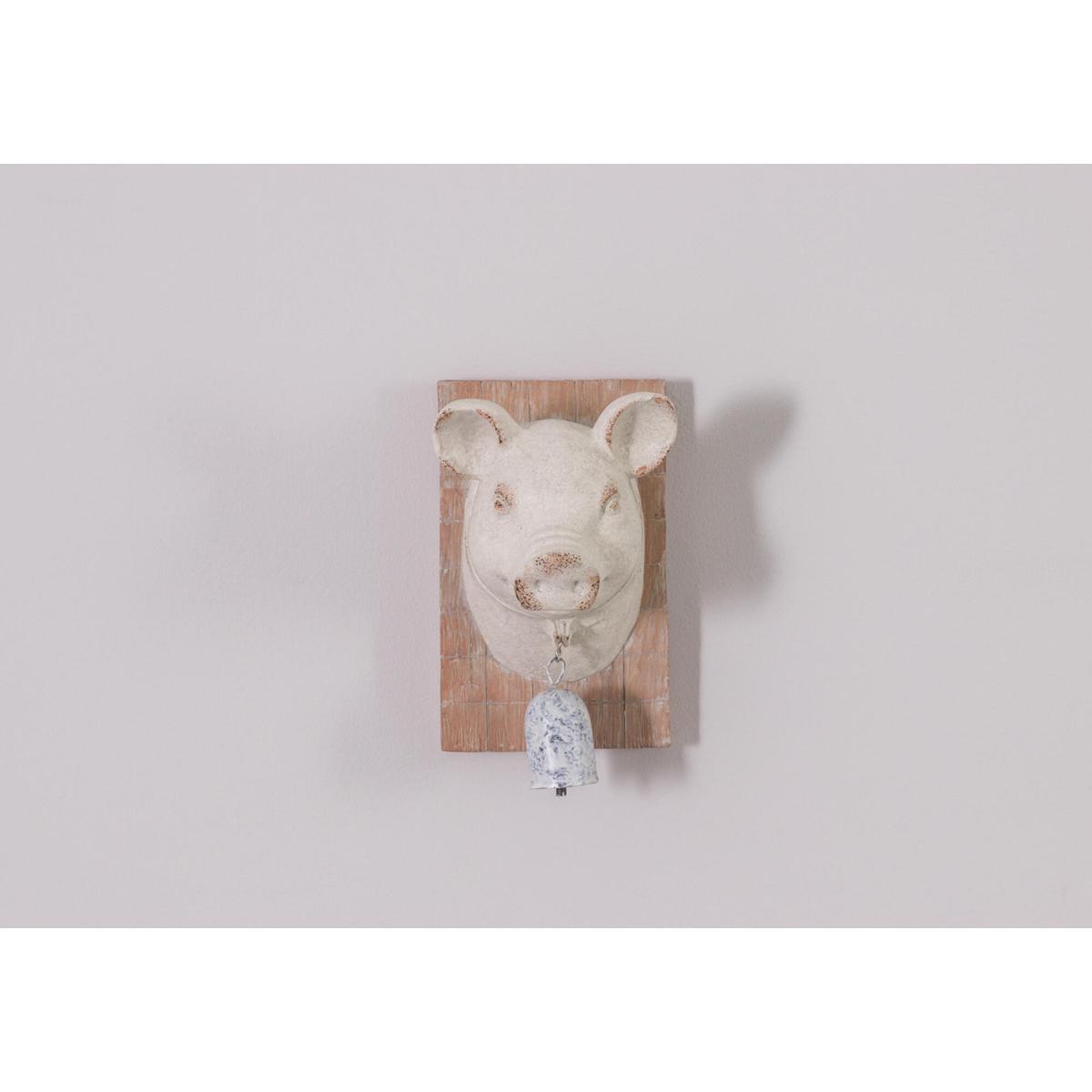 Perci Pig Bust with Bell – image 1