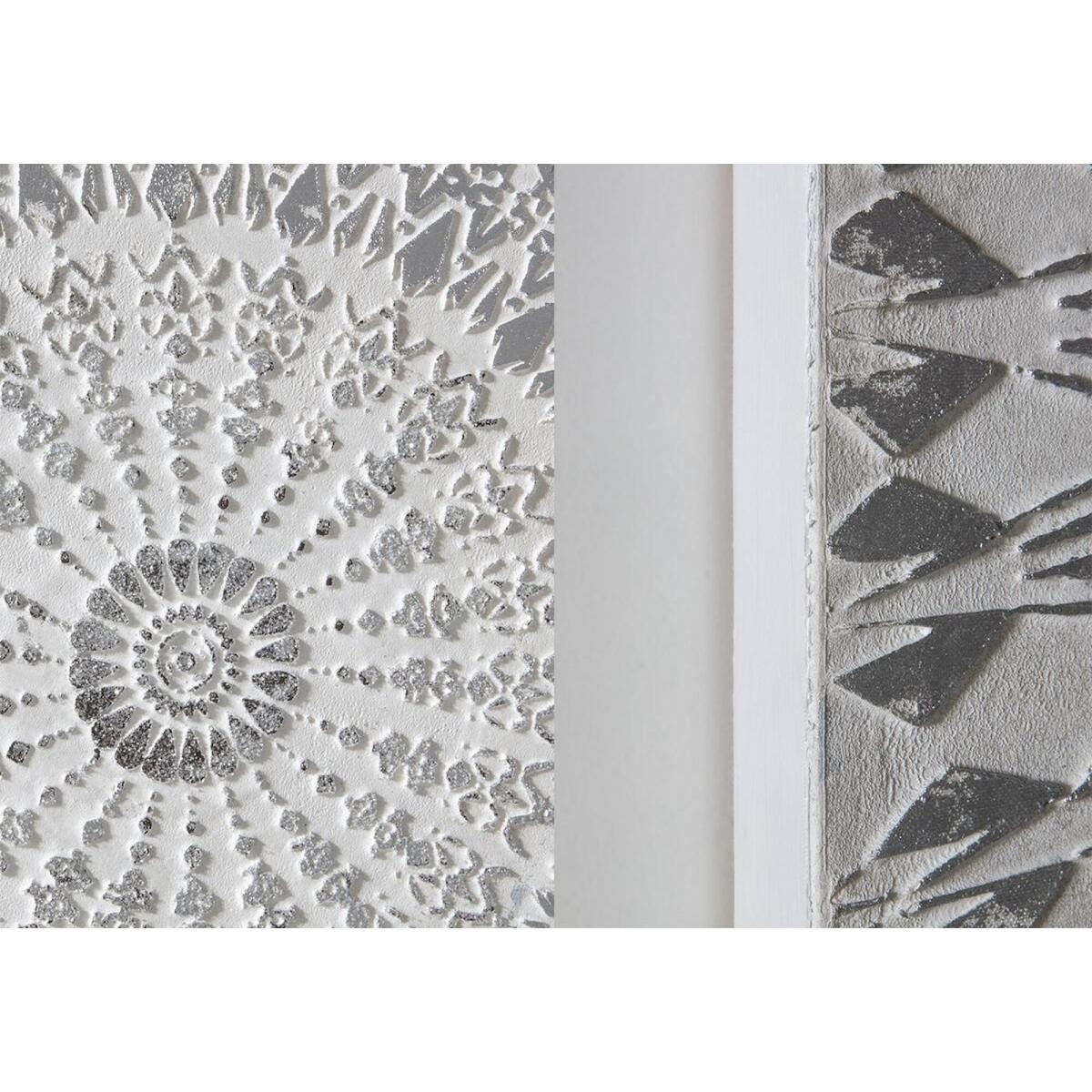 Ahana Textured Wall Art in Silver – image 3