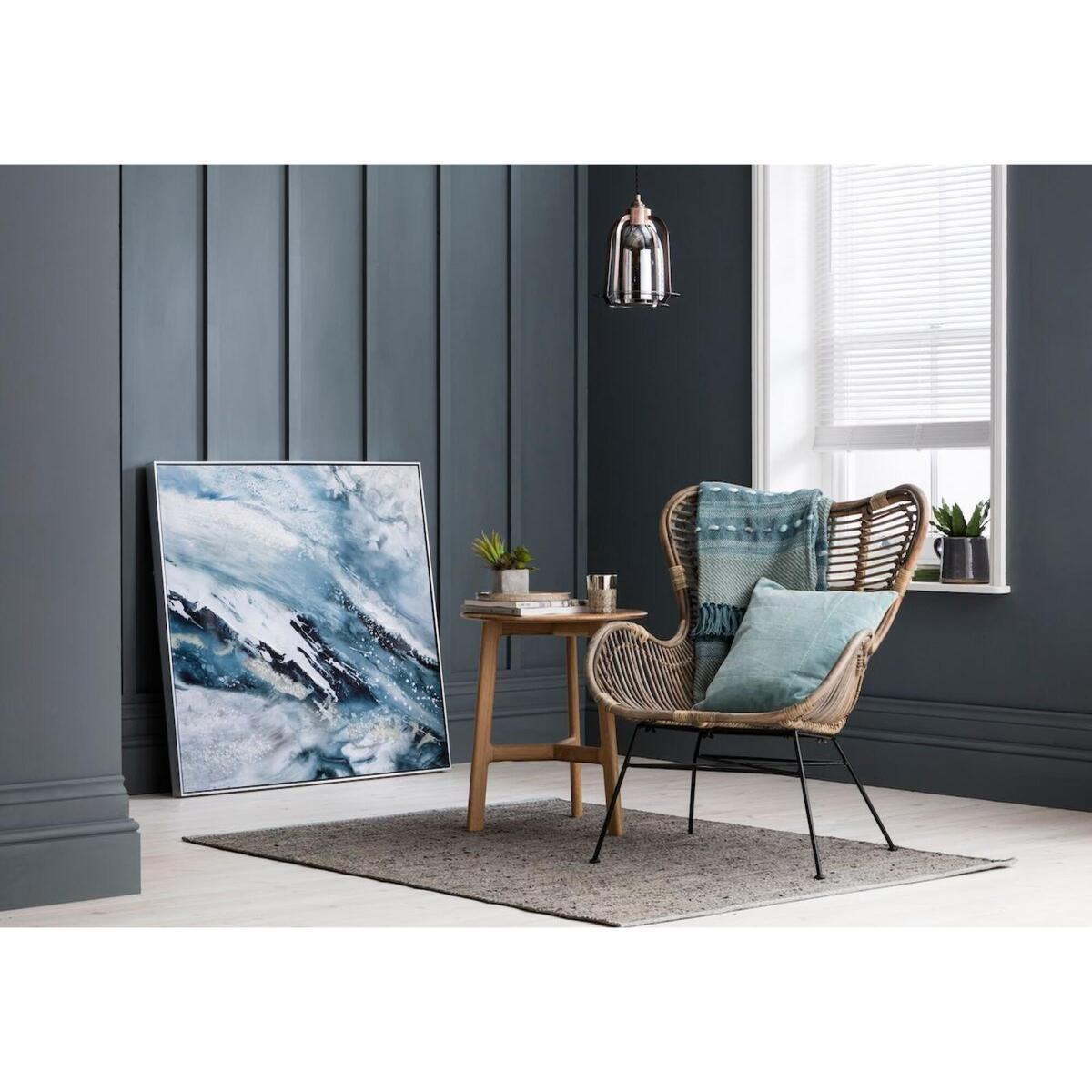 Neptune Wall Art in Silver Frame – image 2