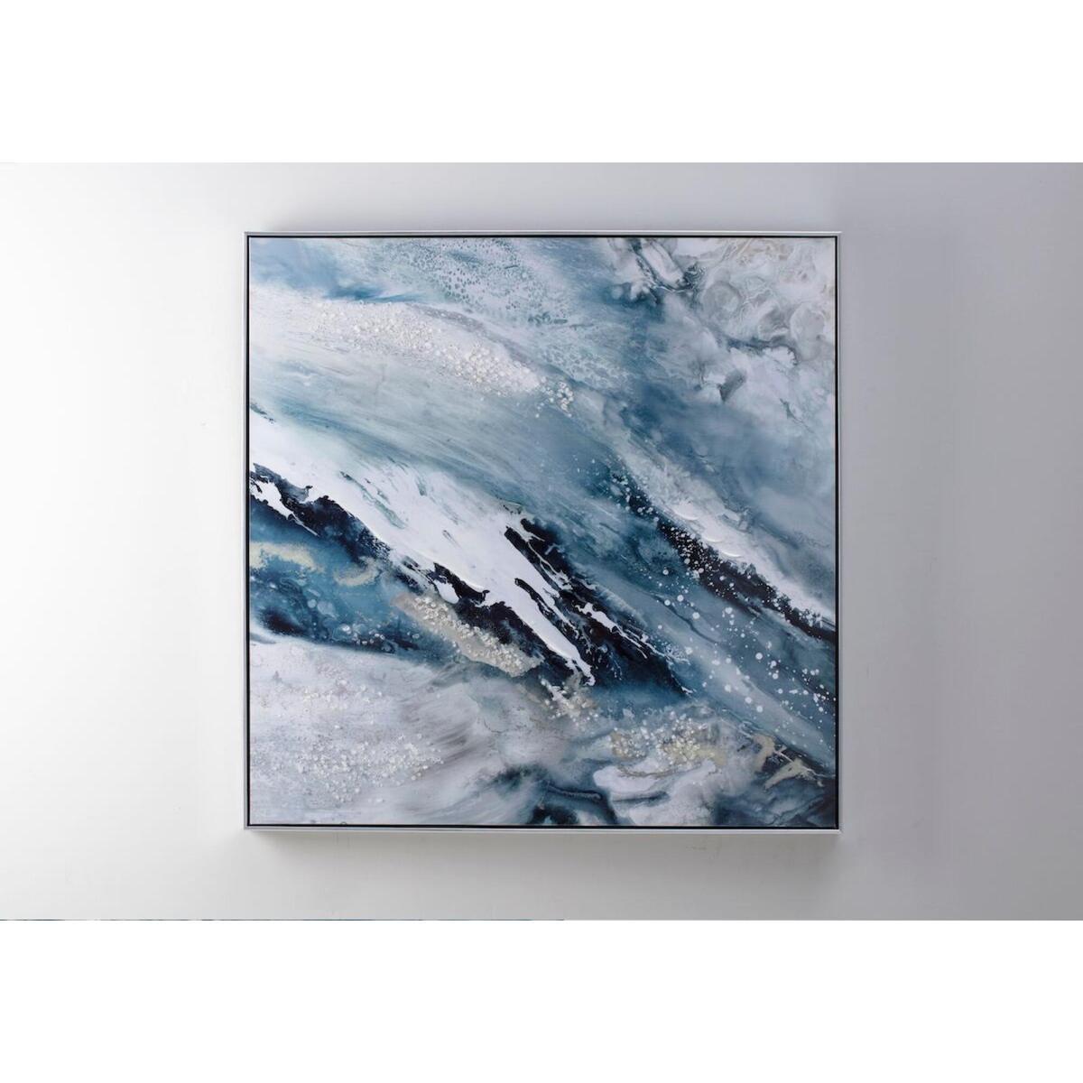 Neptune Wall Art in Silver Frame – image 1