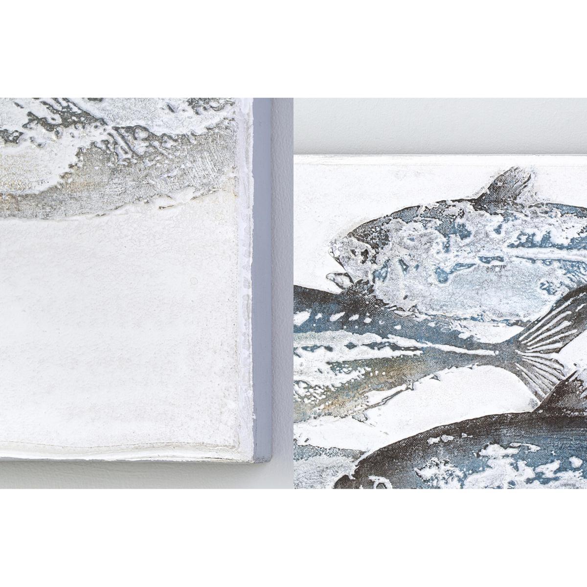 Textured Shoaling Canvas Wall Art – image 4