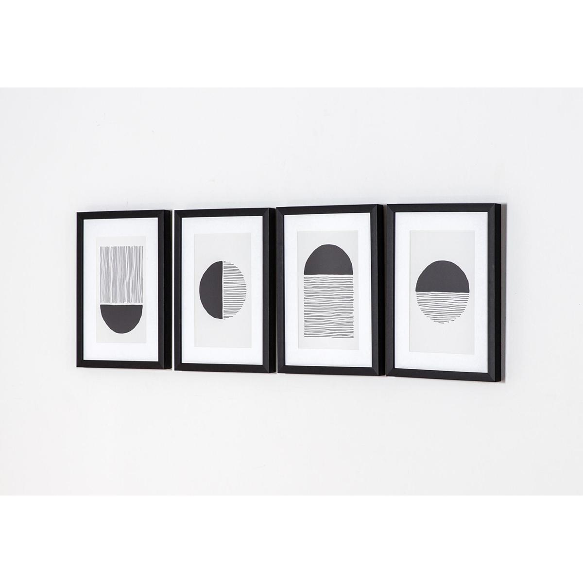Set of Four Monochrome Framed Wall Art – image 3