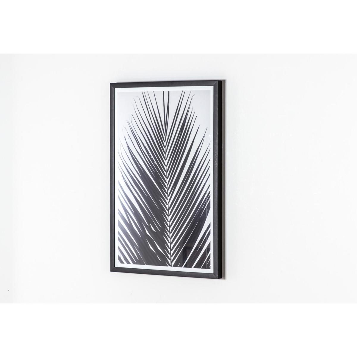 Palm Print Monochrome Framed Wall Art – image 3