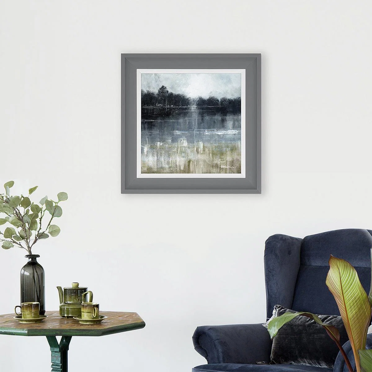 Lakeside Framed Canvas Wall Art – image 2