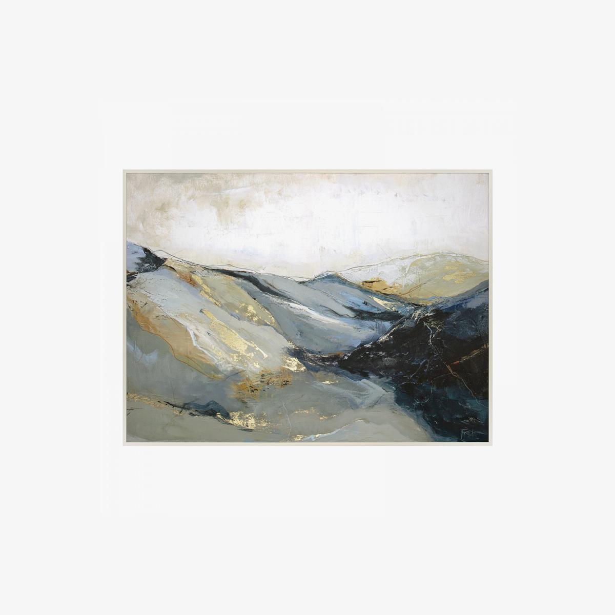 Hazy Framed Canvas Wall Art – image 1