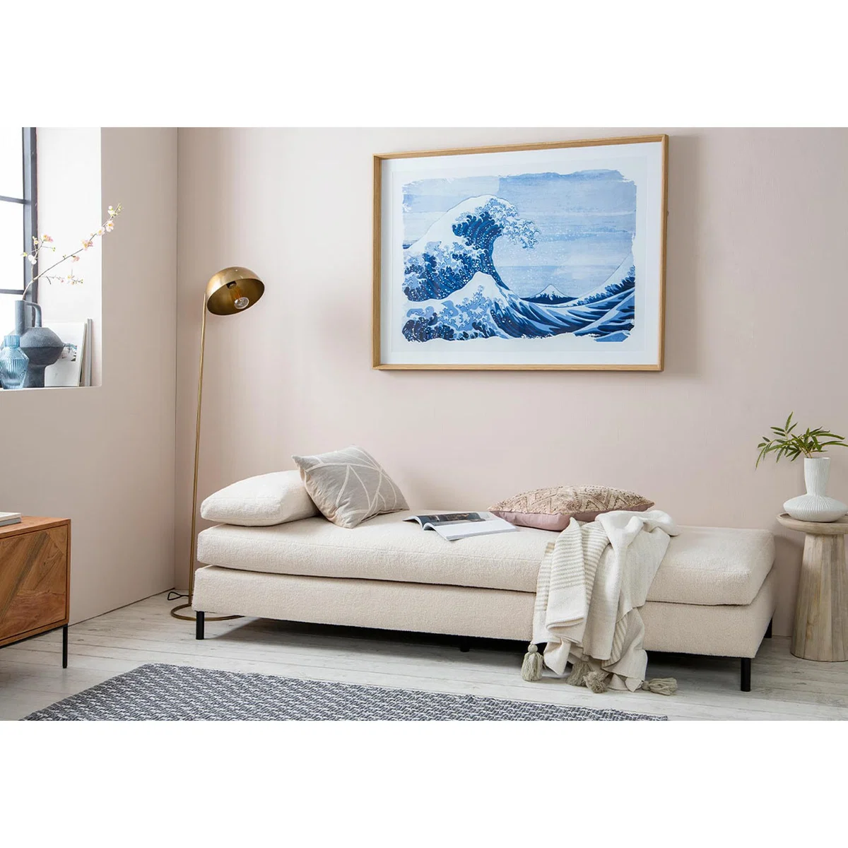 Hideko Wave Framed Wall Art Print – image 3