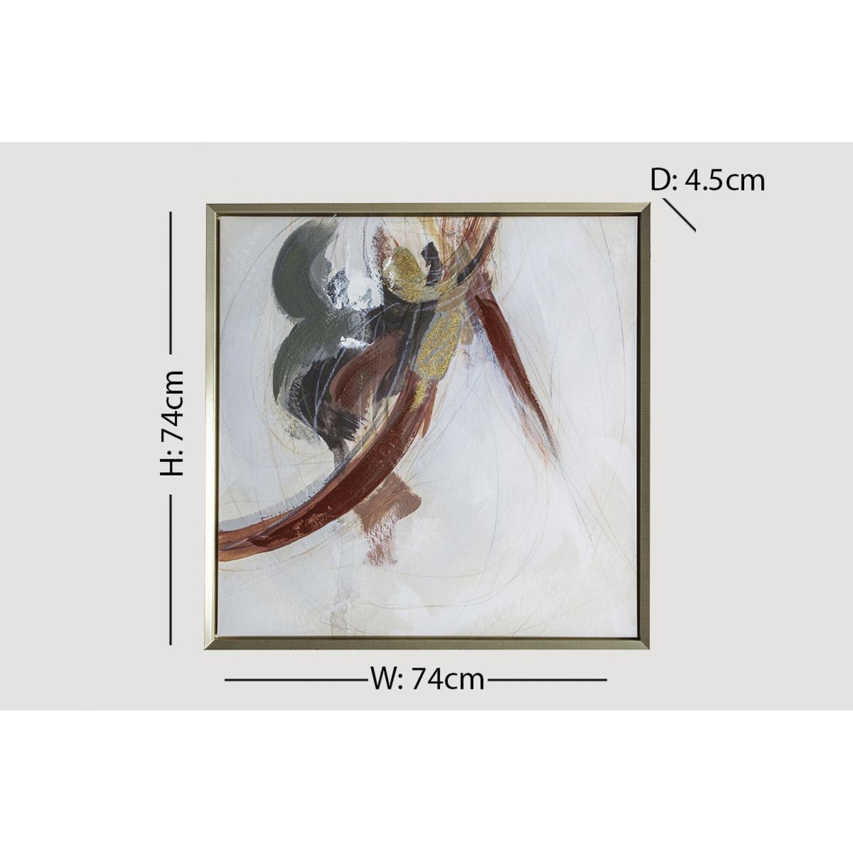 Deep Abstract Framed Canvas Wall Art I – image 5