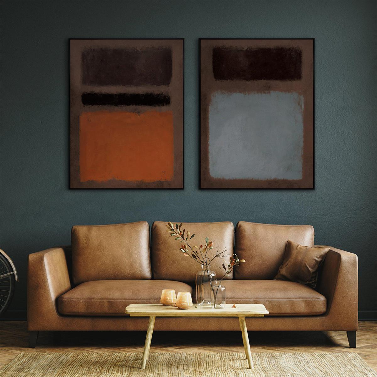 Shadow Duo Framed Canvas Wall Art – image 2