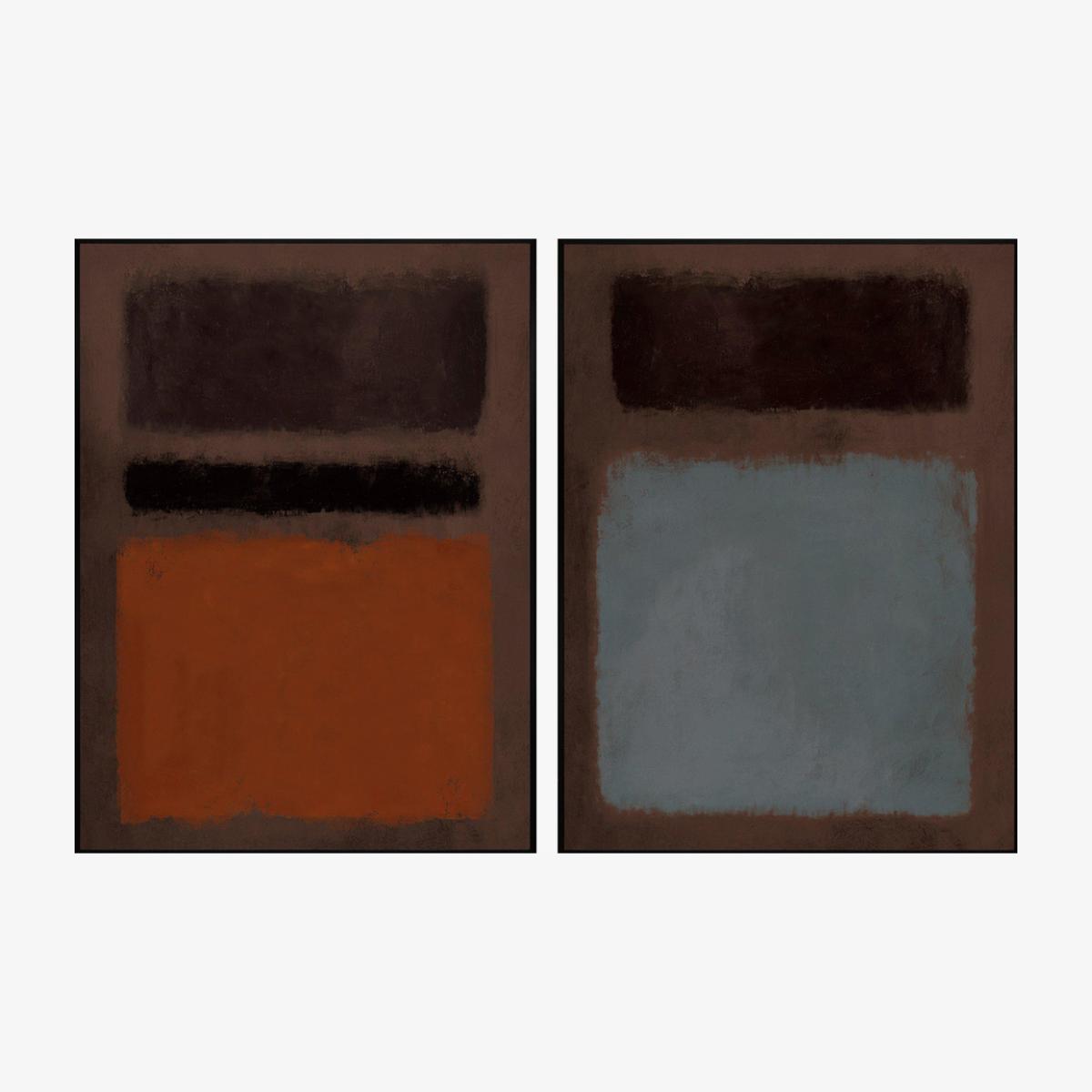 Shadow Duo Framed Canvas Wall Art – image 1