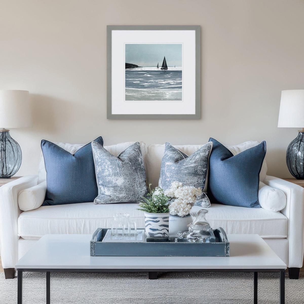Coastal Vista Framed Art – image 2