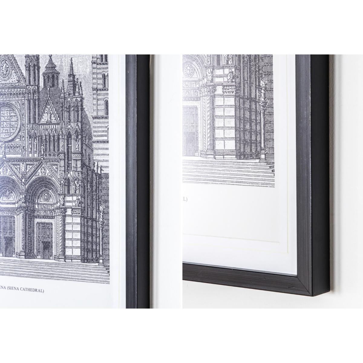 Duomo Vintage Illustration Framed Print – image 4