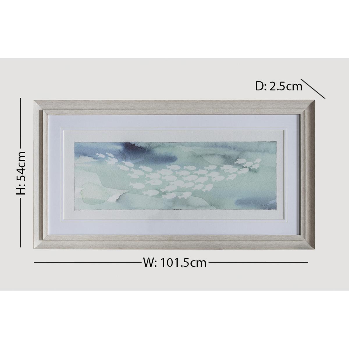 Softly Swimming Framed Wall Art – image 4