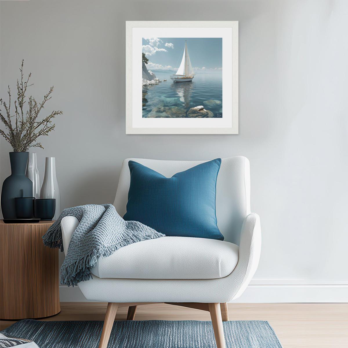 Rocky Shoreline Framed Art – image 2