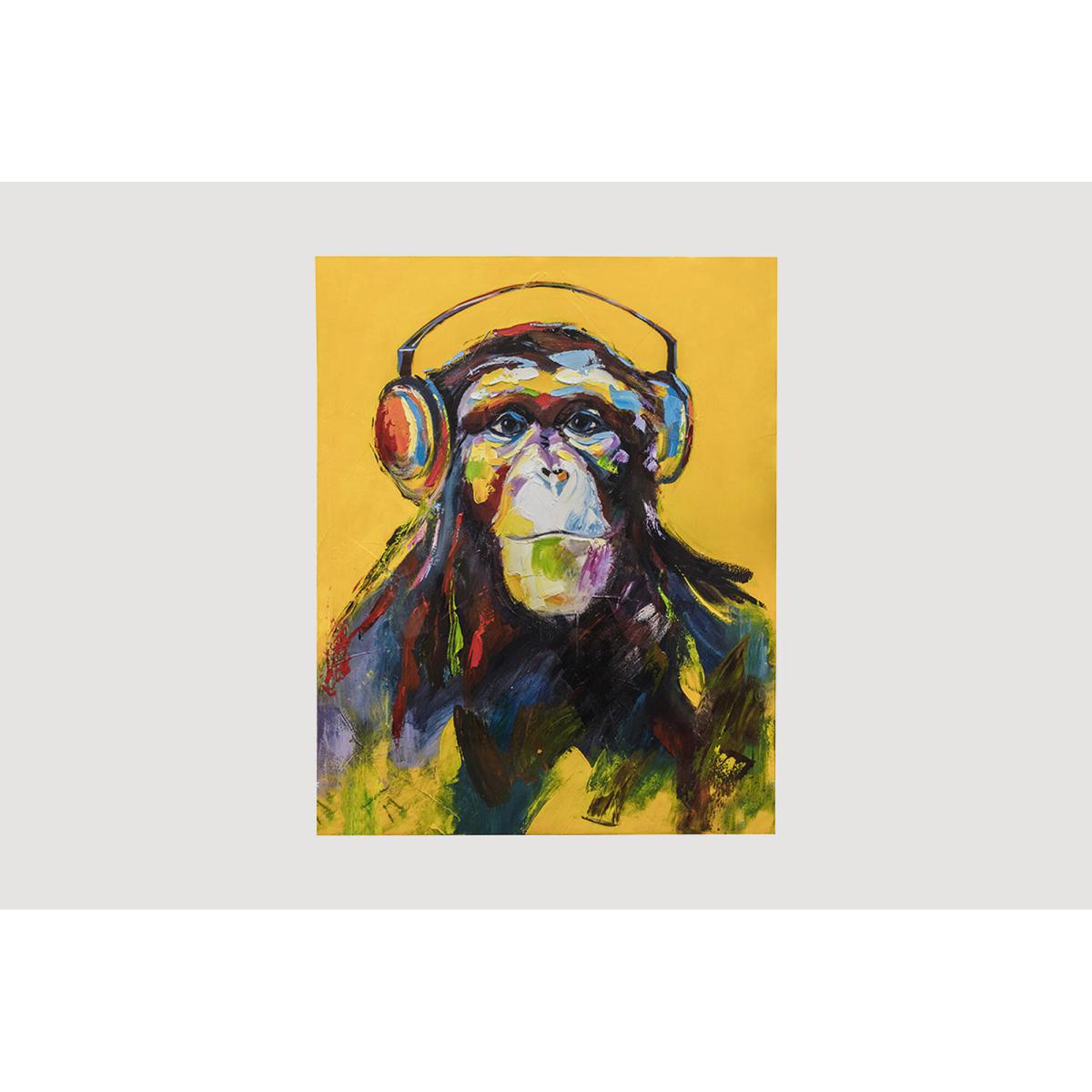 Monkey See, Monkey Do Canvas Wall Art – image 1