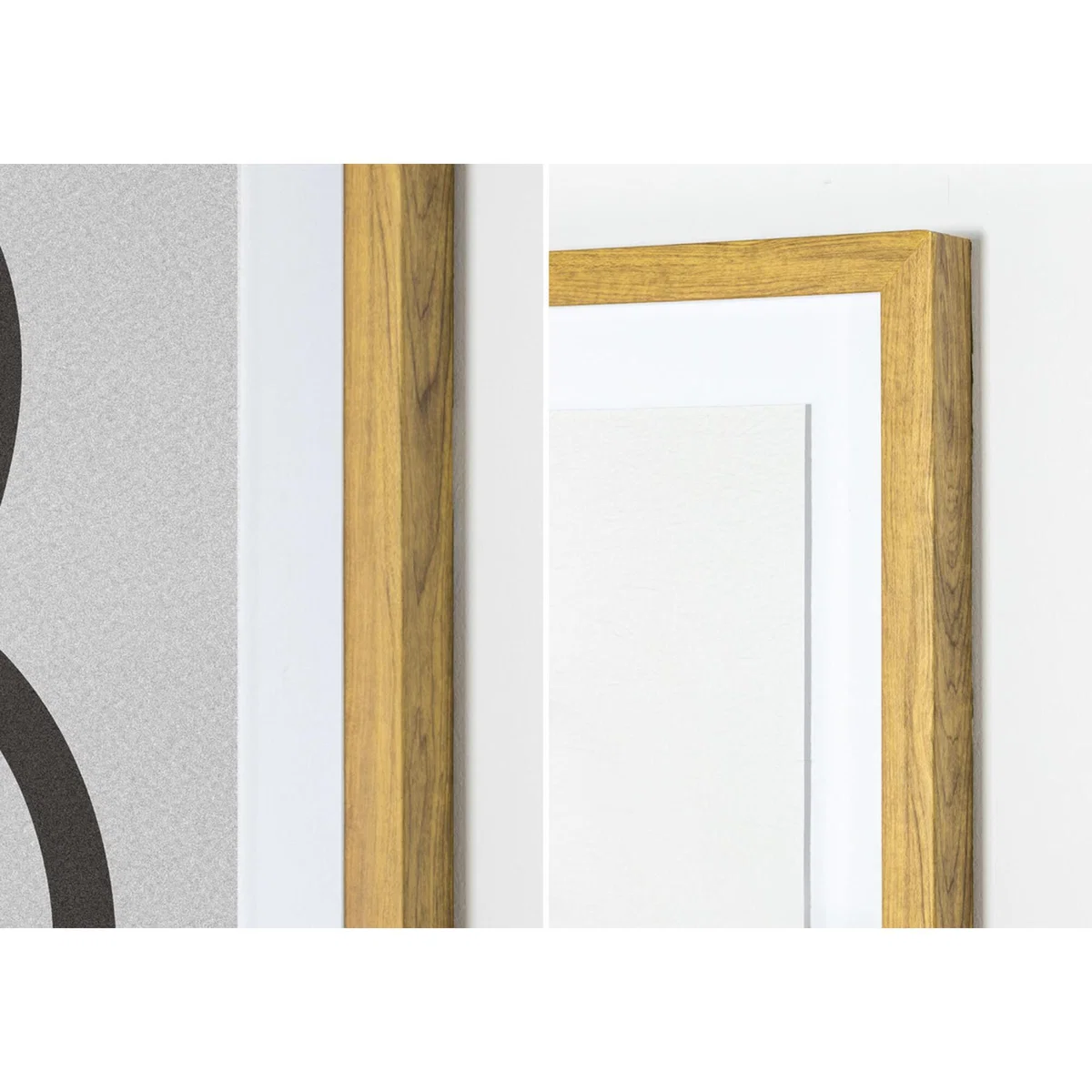 Monochrome Abstract Line Framed Wall Art – image 4