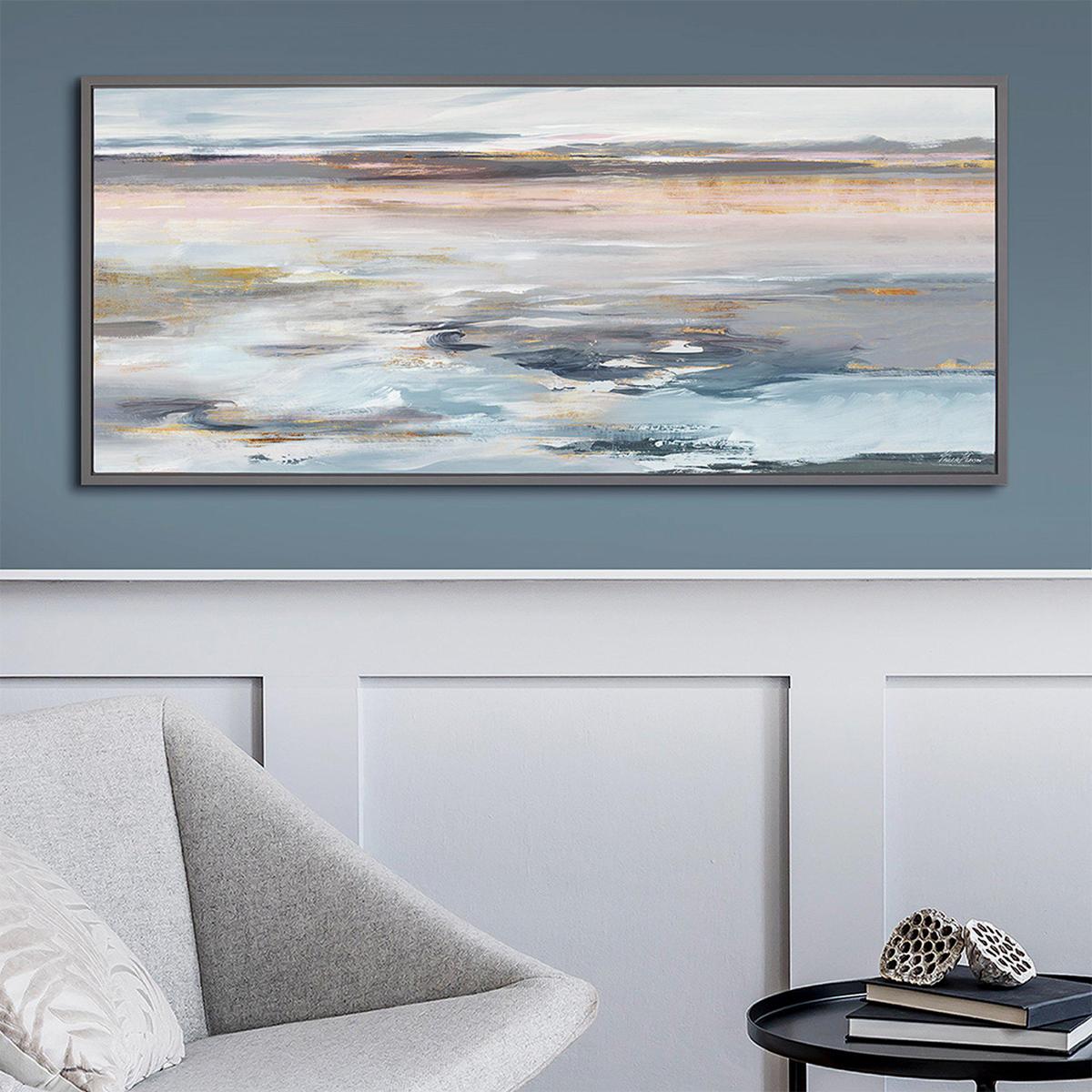 Tidal Tranquility Framed Canvas Wall Art – image 2