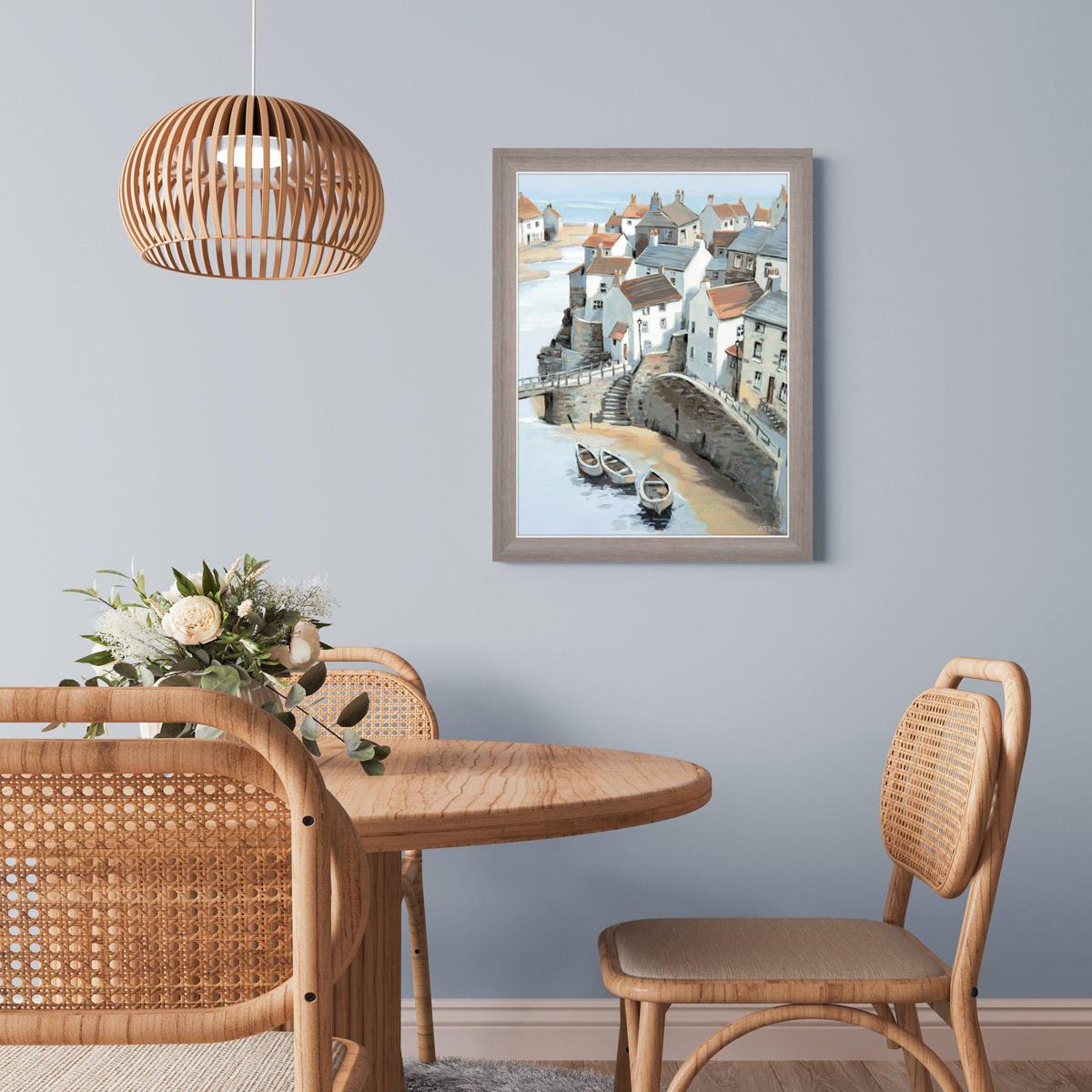 Coastal Town Framed Wall Art – image 2