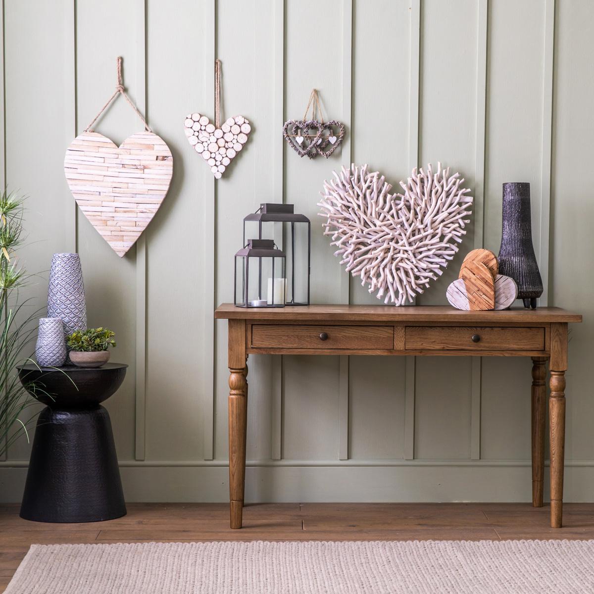 Carmella Wood Block Heart, Small – image 2