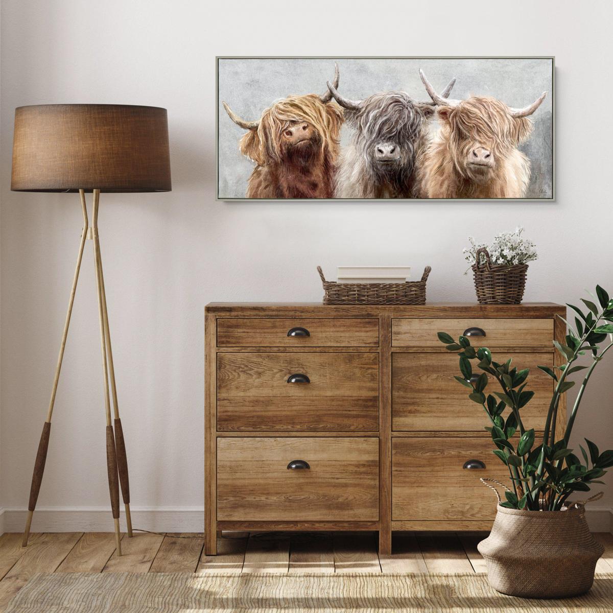 Highland Trio Framed Canvas Wall Art, Small – image 2