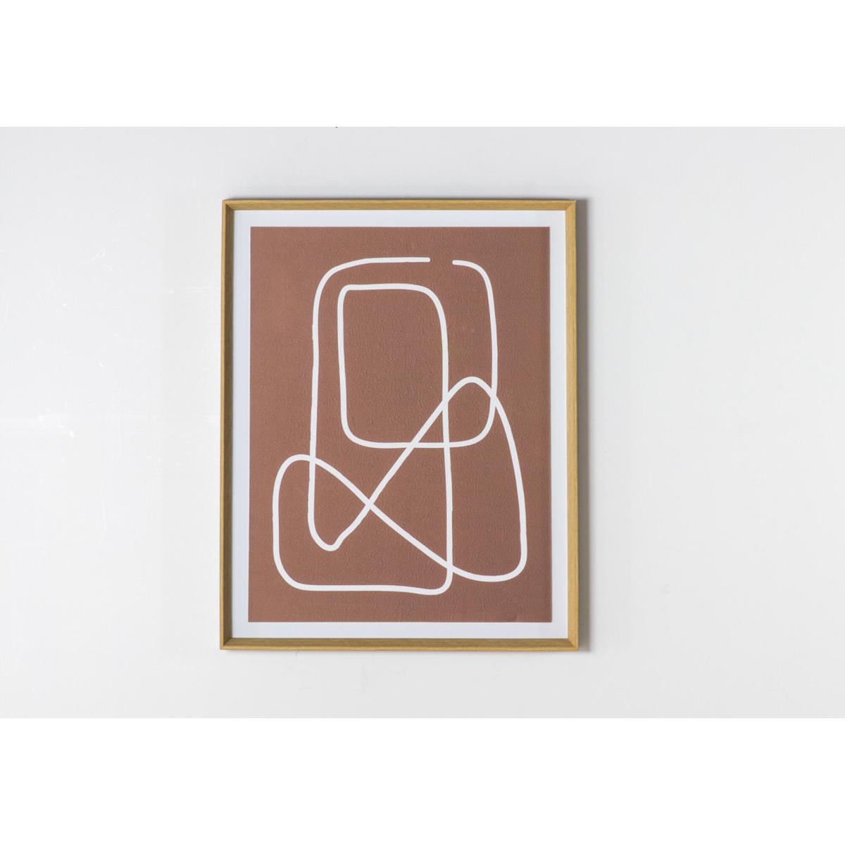Damien Line Drawing Framed Wall Art – image 1