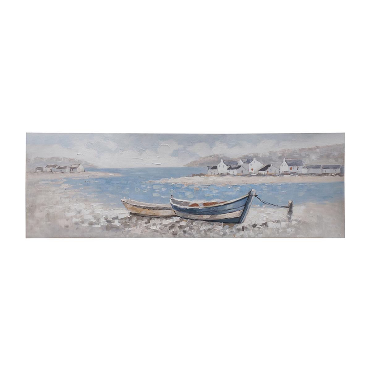 Sea Side Boating Canvas Wall Art