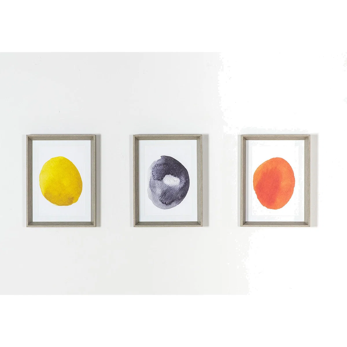 Primary Ink Wash Wall Art Trio – image 1