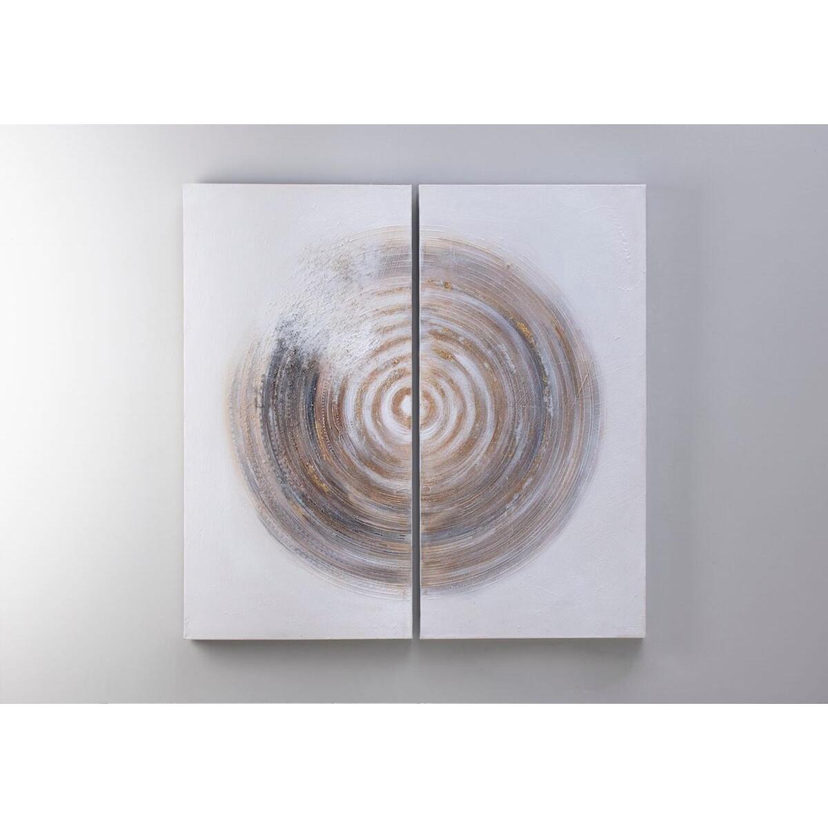 Golden Vortex Canvas Wall Art – image 1