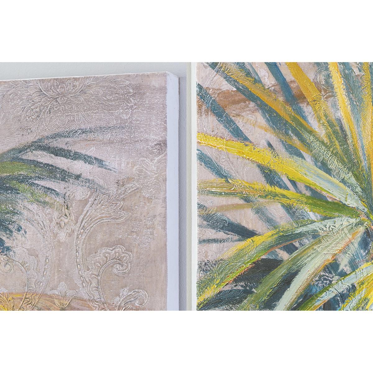 Palm Tree Parrot Canvas Wall Art – image 4