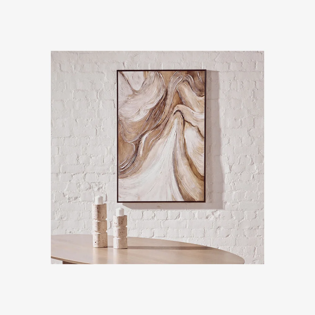 Neutral Abstract Textured Wall Art | Astratto – image 1