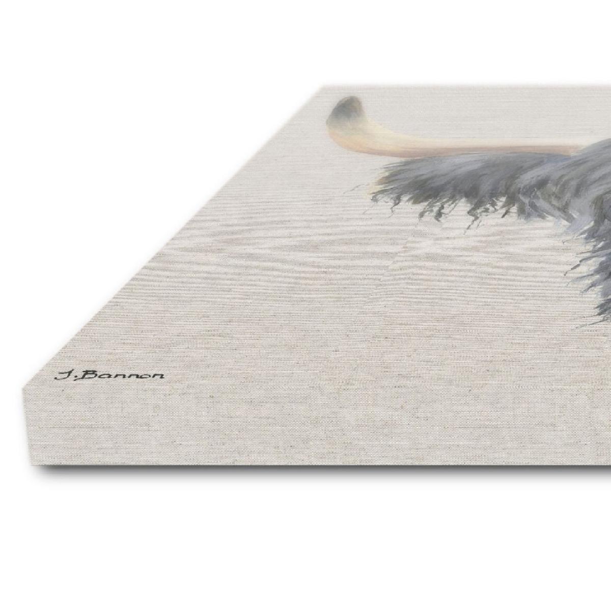 Hagrid the Highland Cow Canvas Wall Art 80x60 – image 3
