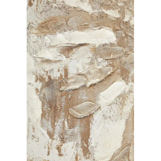Set of 2 Neutral Tones Textured Wall Art | Astratto – image 5