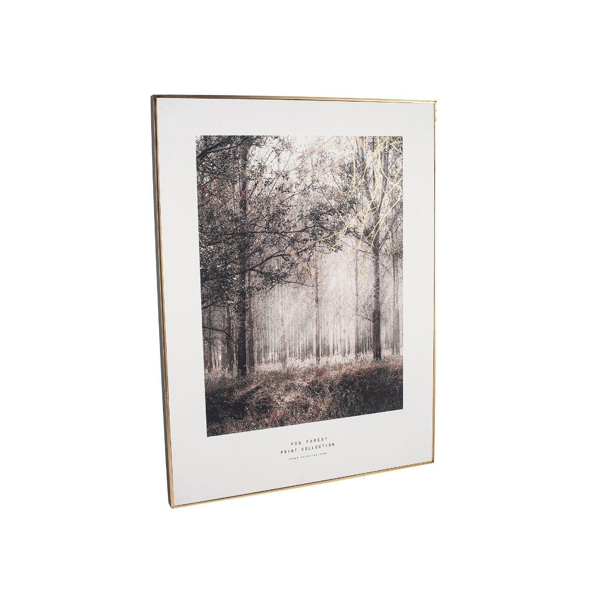 MONO Tree II Gold and Black Wall Art 60cmx80cm – image 2