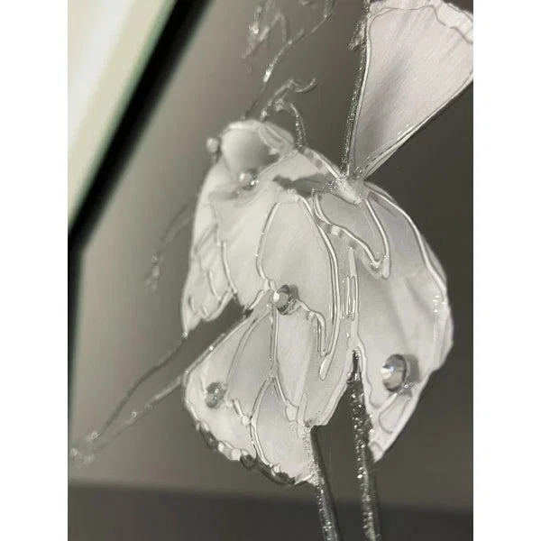 Arabesque Liquid Art Ballerina Wall Art 40x40cm – image 2