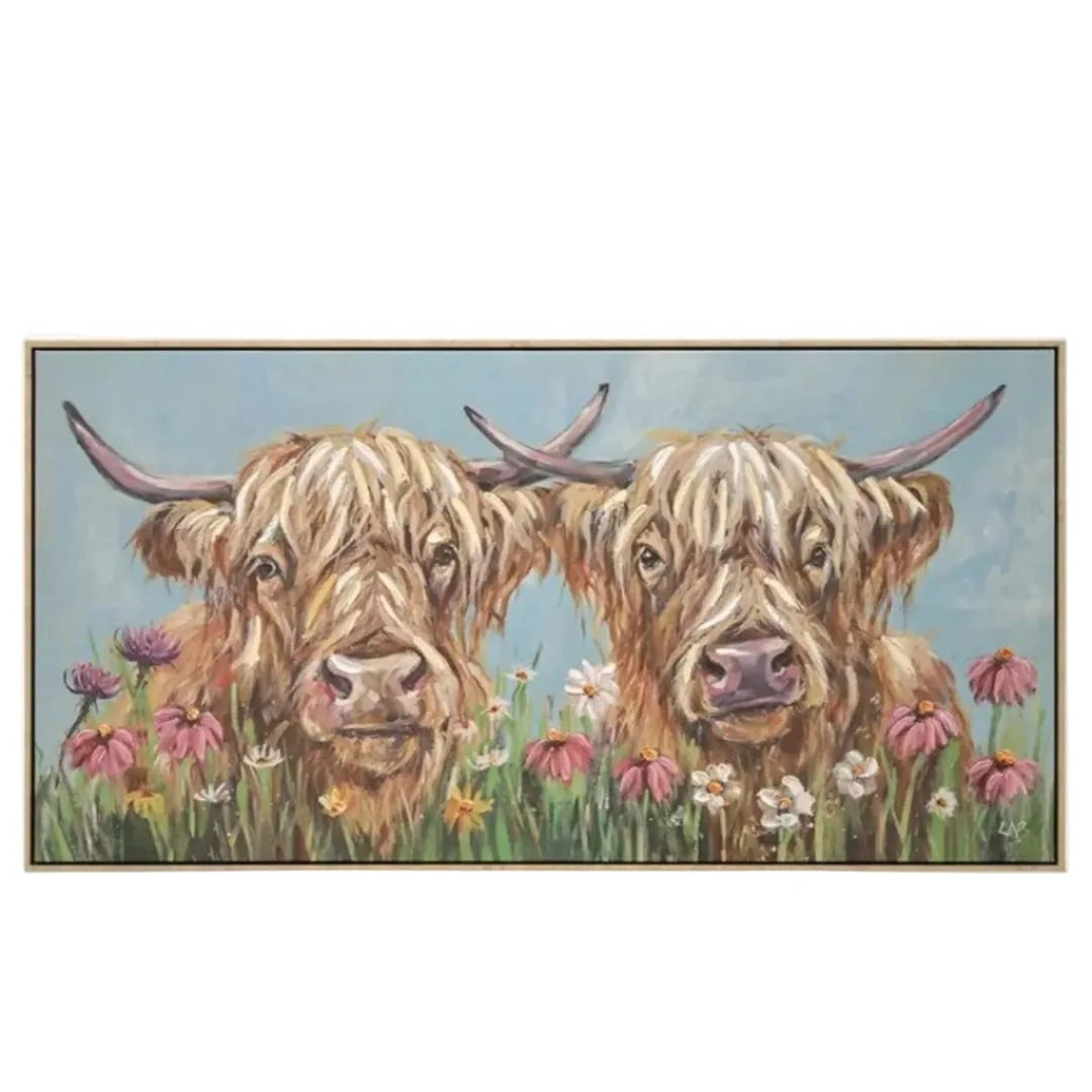 Tilly and Milly 50x100cm Framed Canvas – image 2