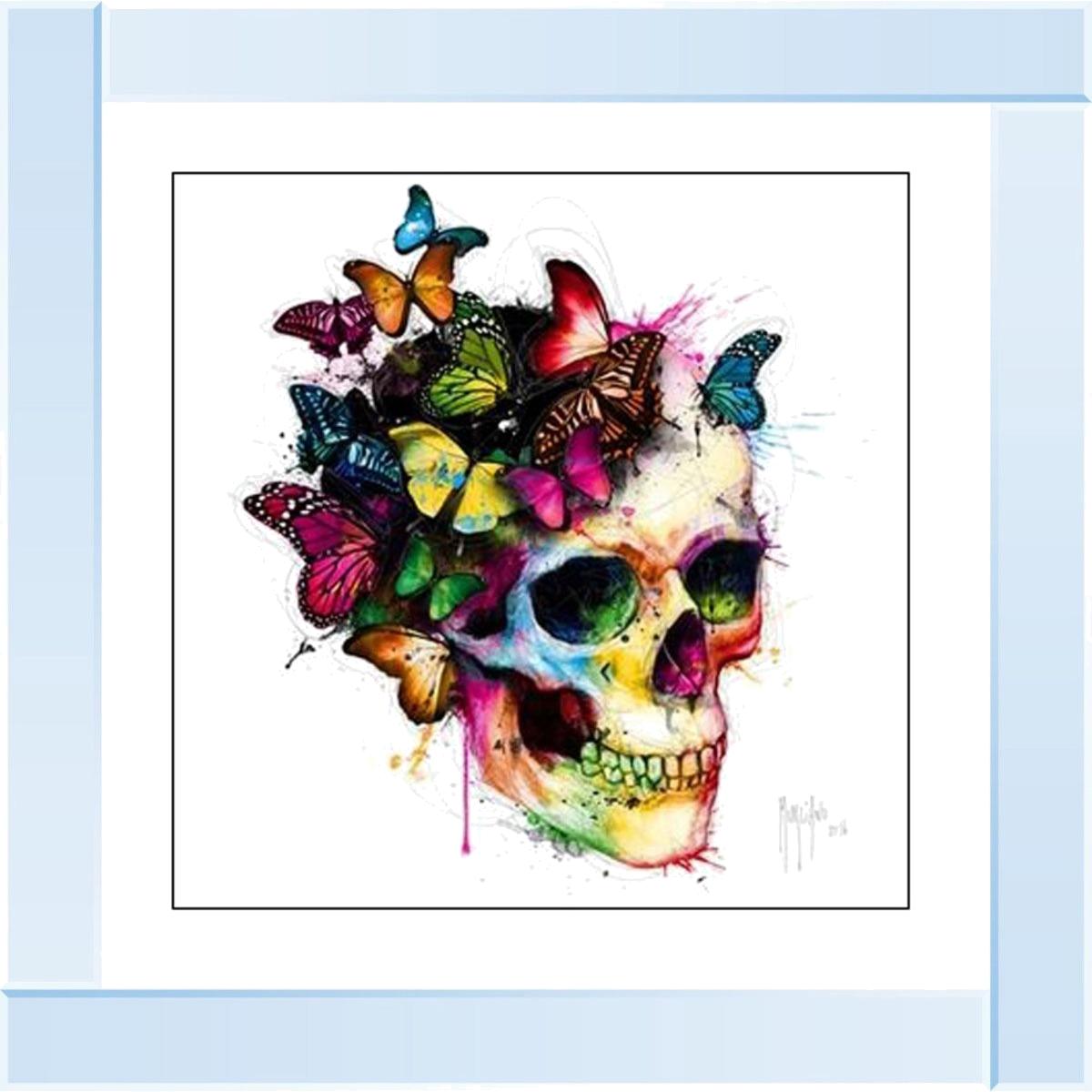 Les Couleurs with Mirrored Frame 70x70cm