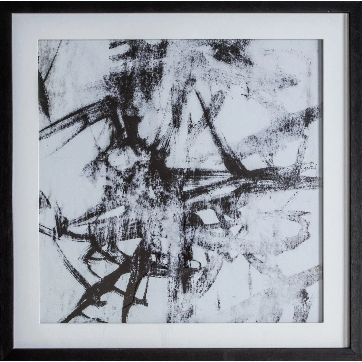 Monochrome Abstract Art Set of 2 – image 3