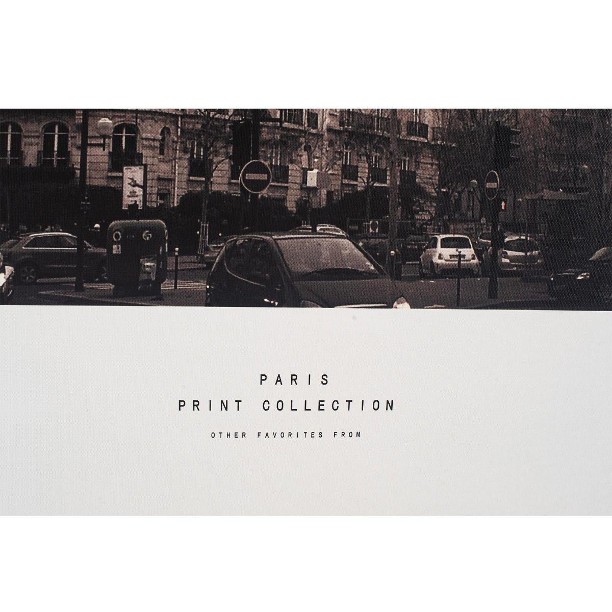 Mono Paris Print Silver Wall Art 60cmx80cm – image 3