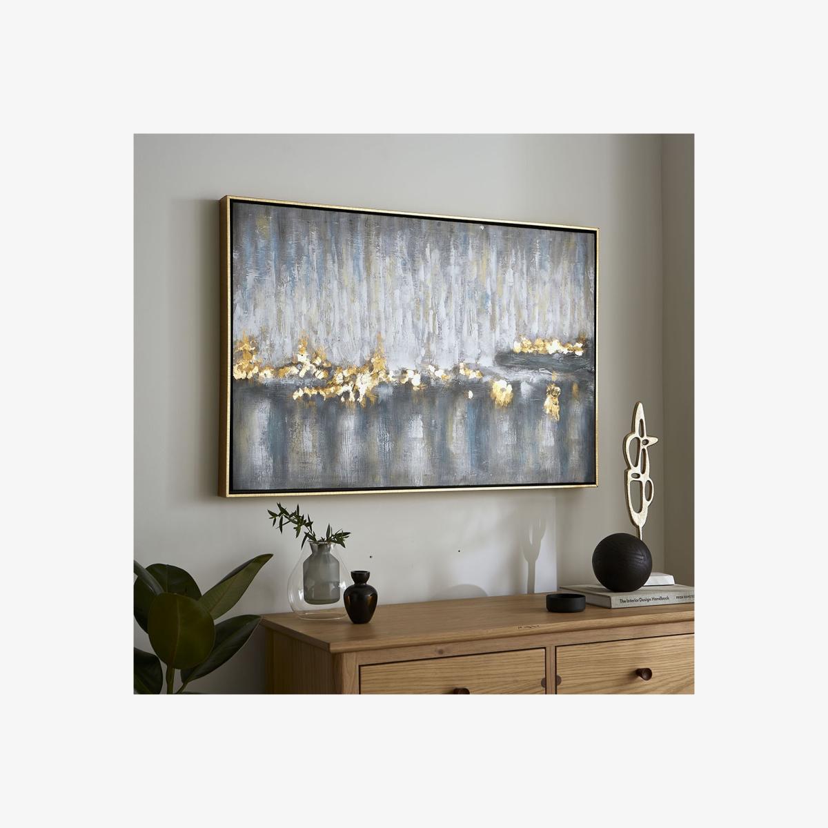 Colour Wash Hand-Painted Canvas