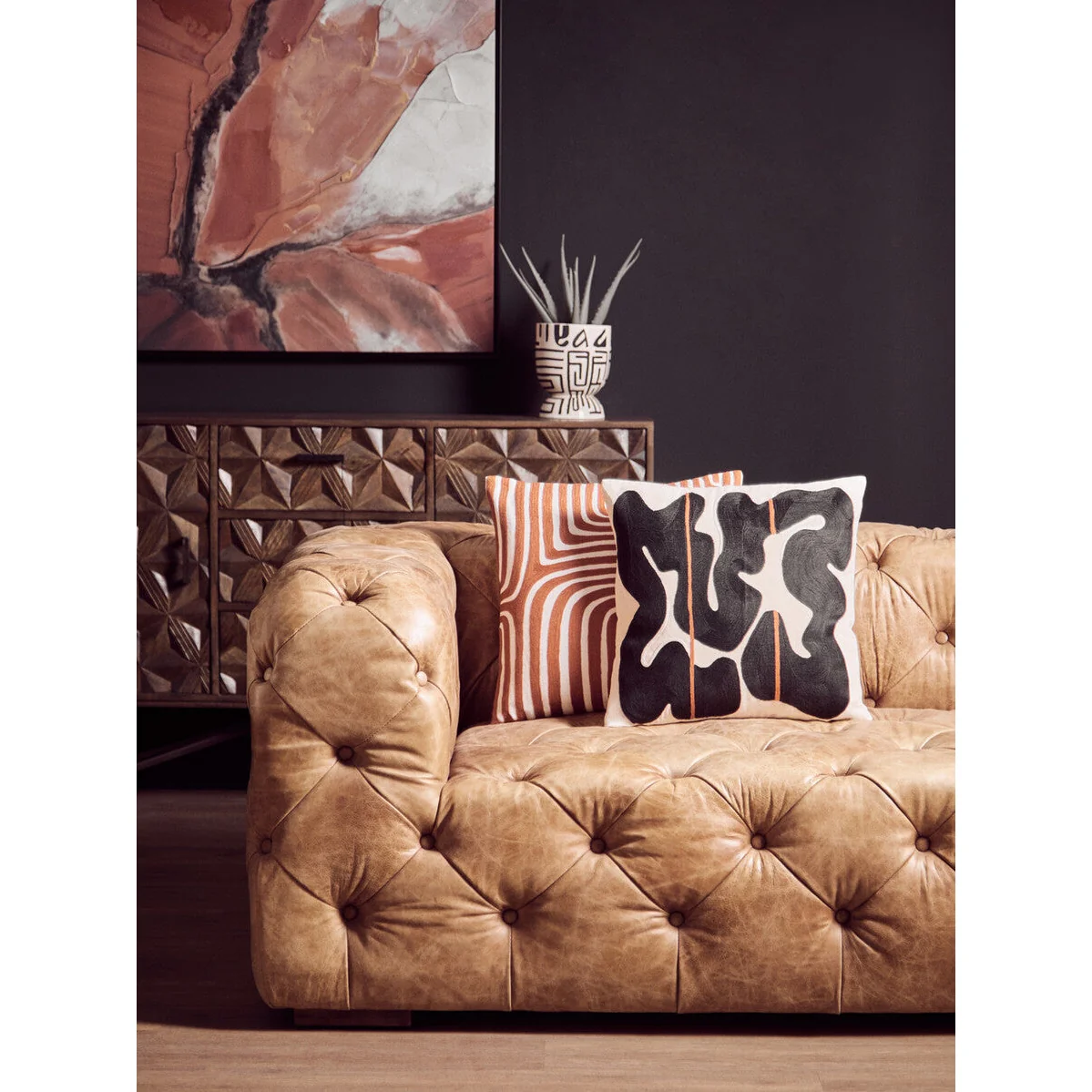 Multi Colour Abstract Textured Wall Art | Astratto – image 4