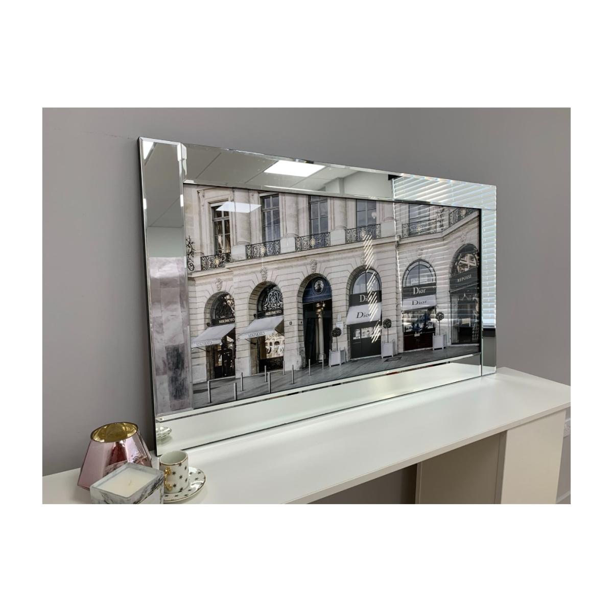 Fashion Store 3 Liquid Art with Mirrored Frame 67x117cm – image 1