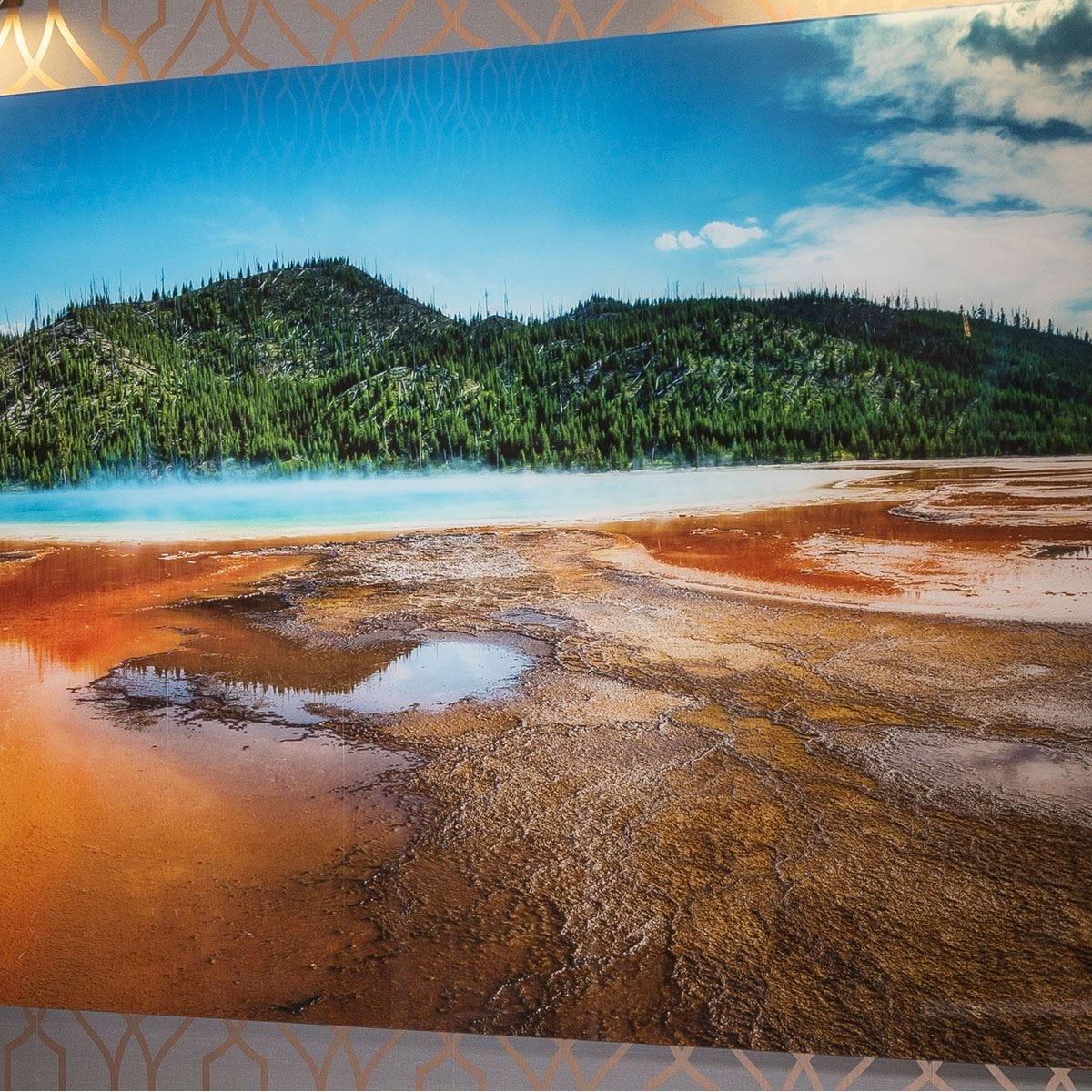 Stunning Large photographic 2m x 1m Acrylic Art Yellowstone Park 7417 – image 2