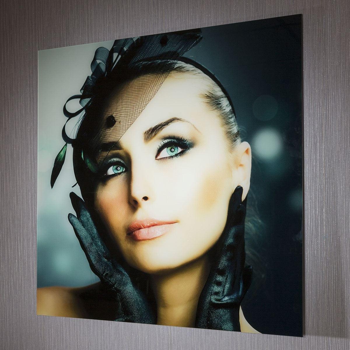 Stunning Large 1m x 1m Photo Art On Acrylic. Female Portrait GN6138 – image 2
