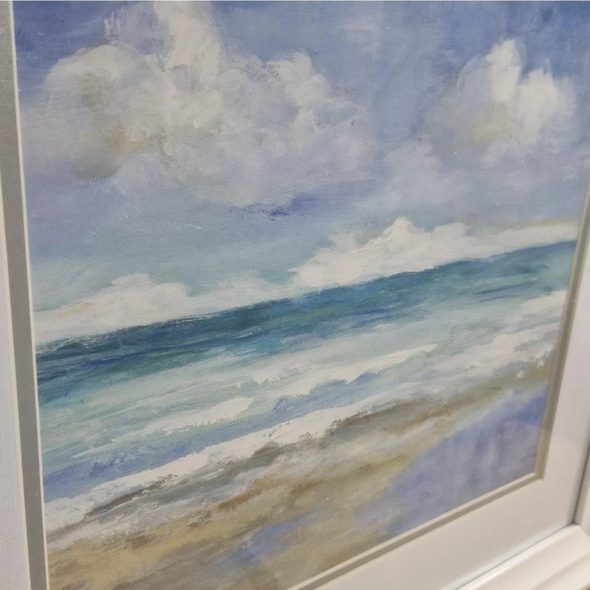 Stunning Framed Print of a Seascape I 490 x 490mm – image 2