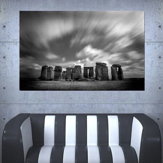 Stunning Large photographic 800x1200 Acrylic Art Stonehenge & Sky 7839 – image 2