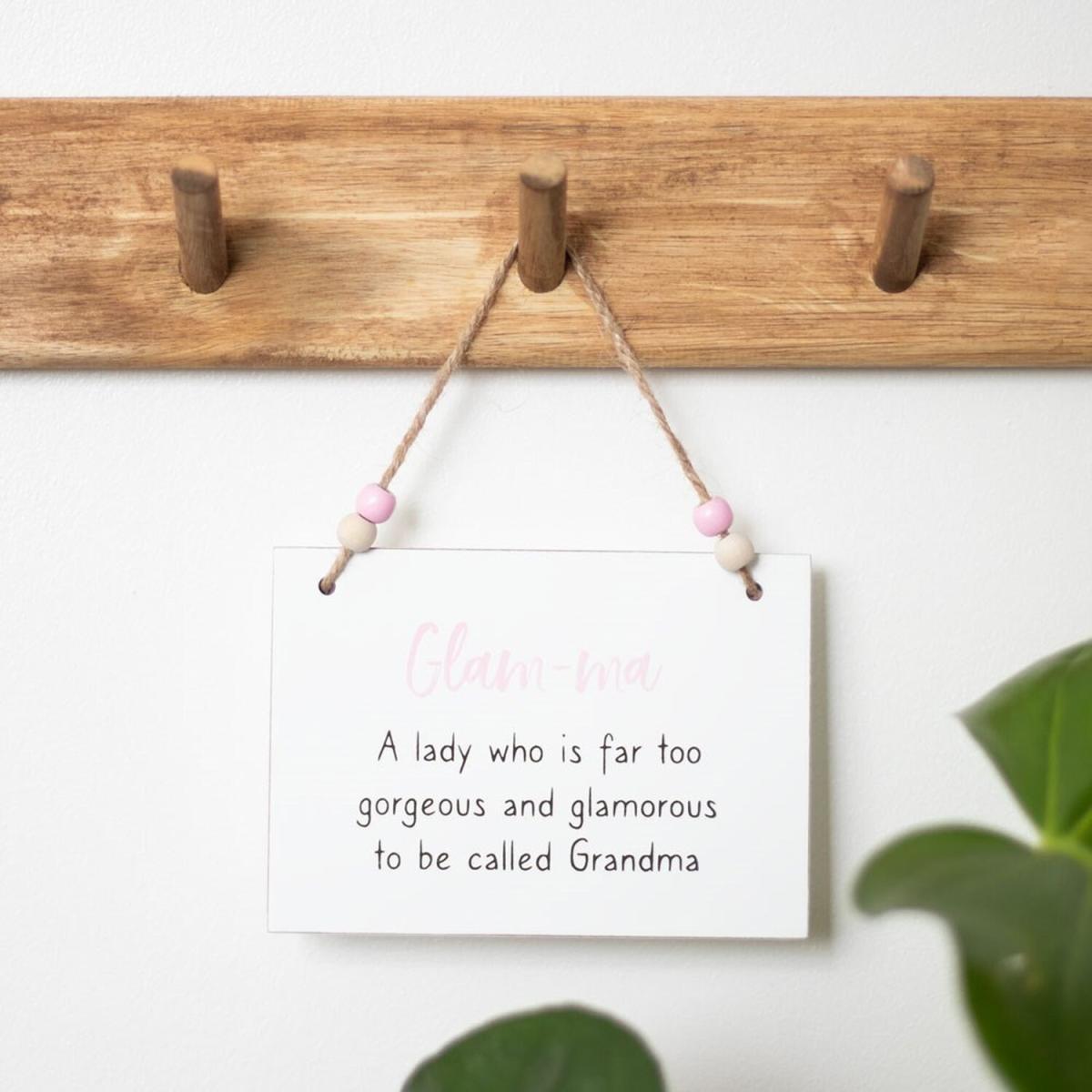 Small Hanging Novelty Sign - Glam Ma – image 1