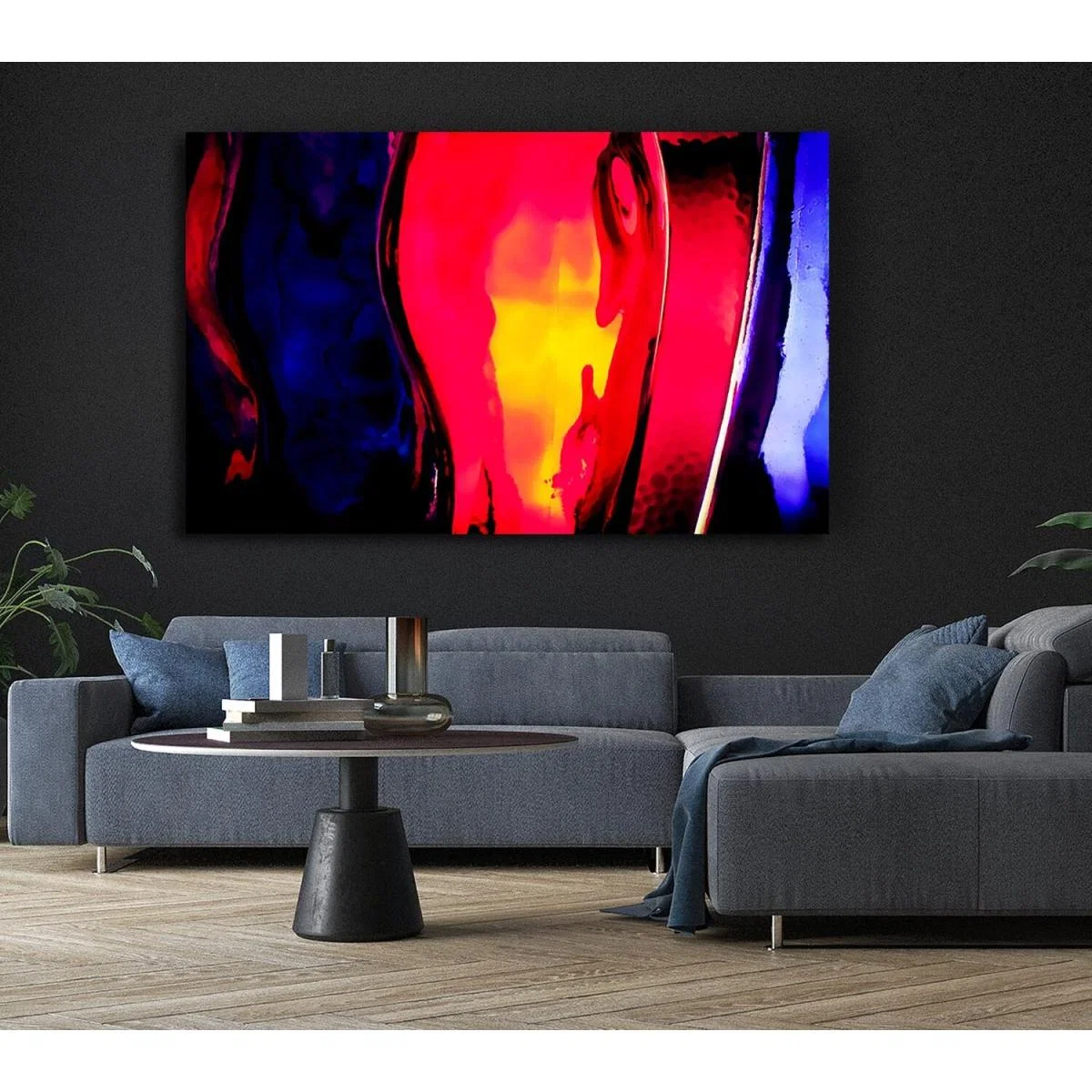 Glass Rainbow Canvas Print Wall Art - Yellow / 35.56cm – image 4