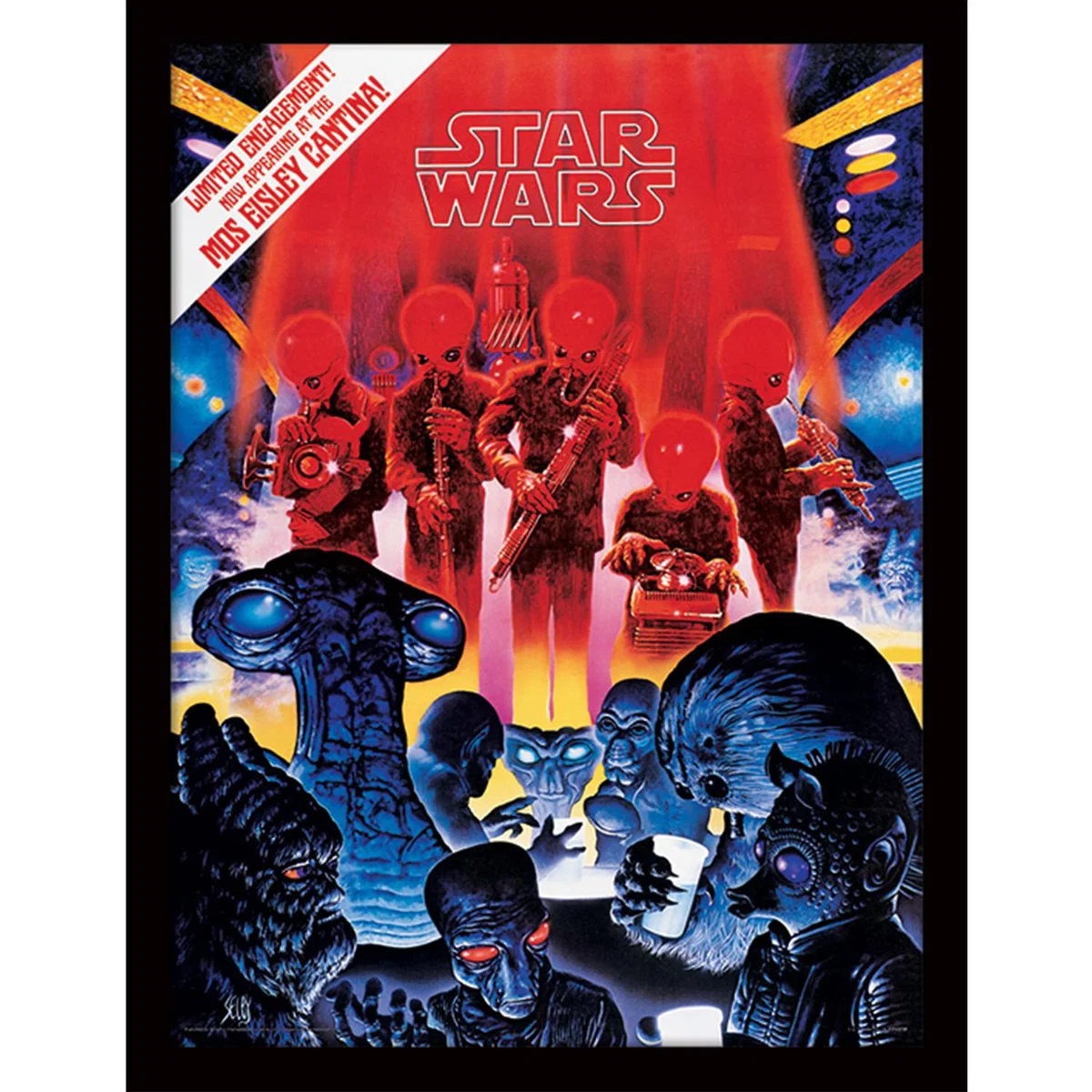 Star Wars (Mos Eisley Cantina) Framed Print – image 2