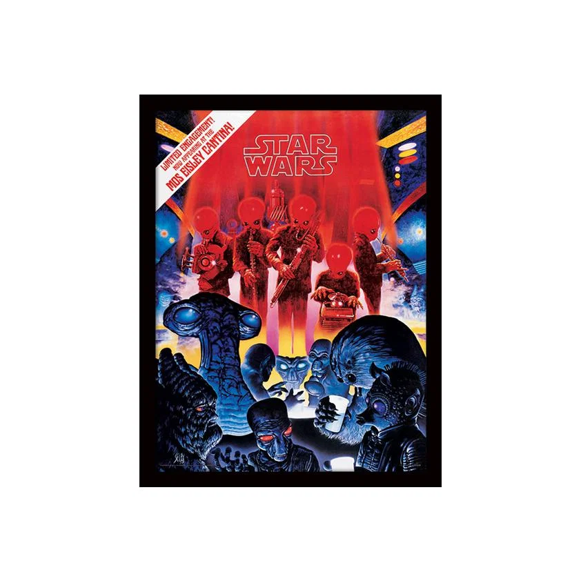 Star Wars (Mos Eisley Cantina) Framed Print – image 1