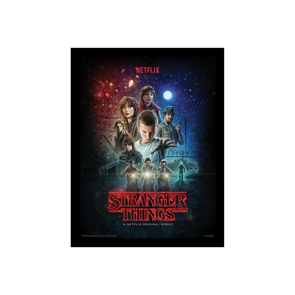 Stranger Things (One Sheet) Framed Print – image 1
