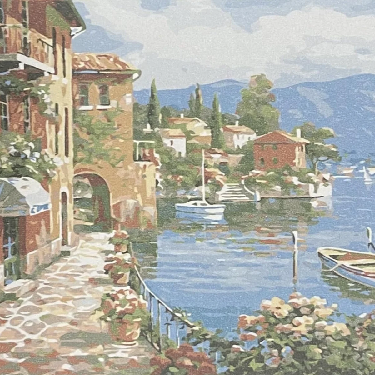 France Harbor Painting by Numbers Kit - Multi – image 5